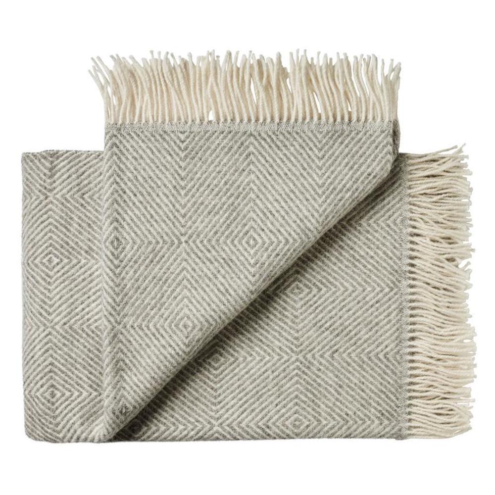 Fanø Uldplaid, ren uld - 140x240 cm. - Luxwool.dk